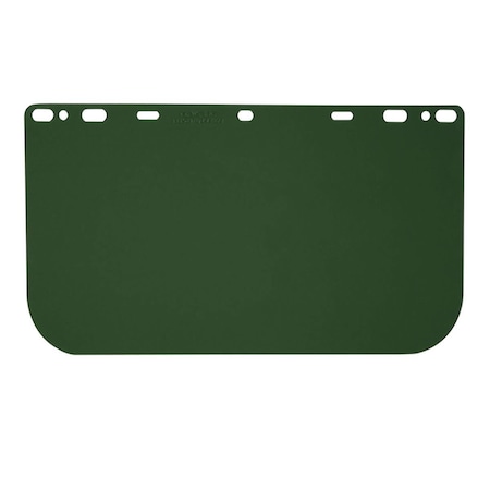 Mcr Safety Universal Visor Safety Faceshield, Dark Green 135-181542